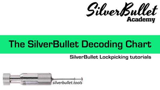 Silver Bullet disk lock decoding chart - SilverBullet Lockpicking academy